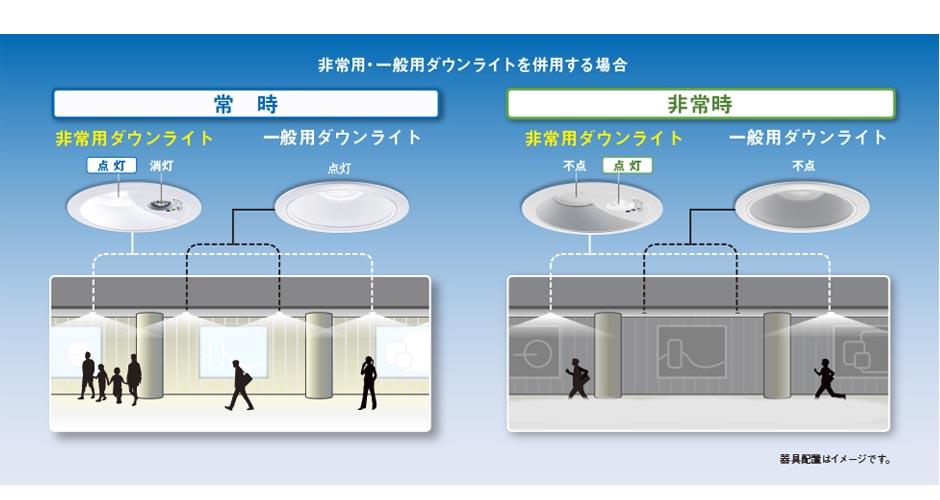 LEDダウンライト非常用照明器具 | 福西電機株式会社